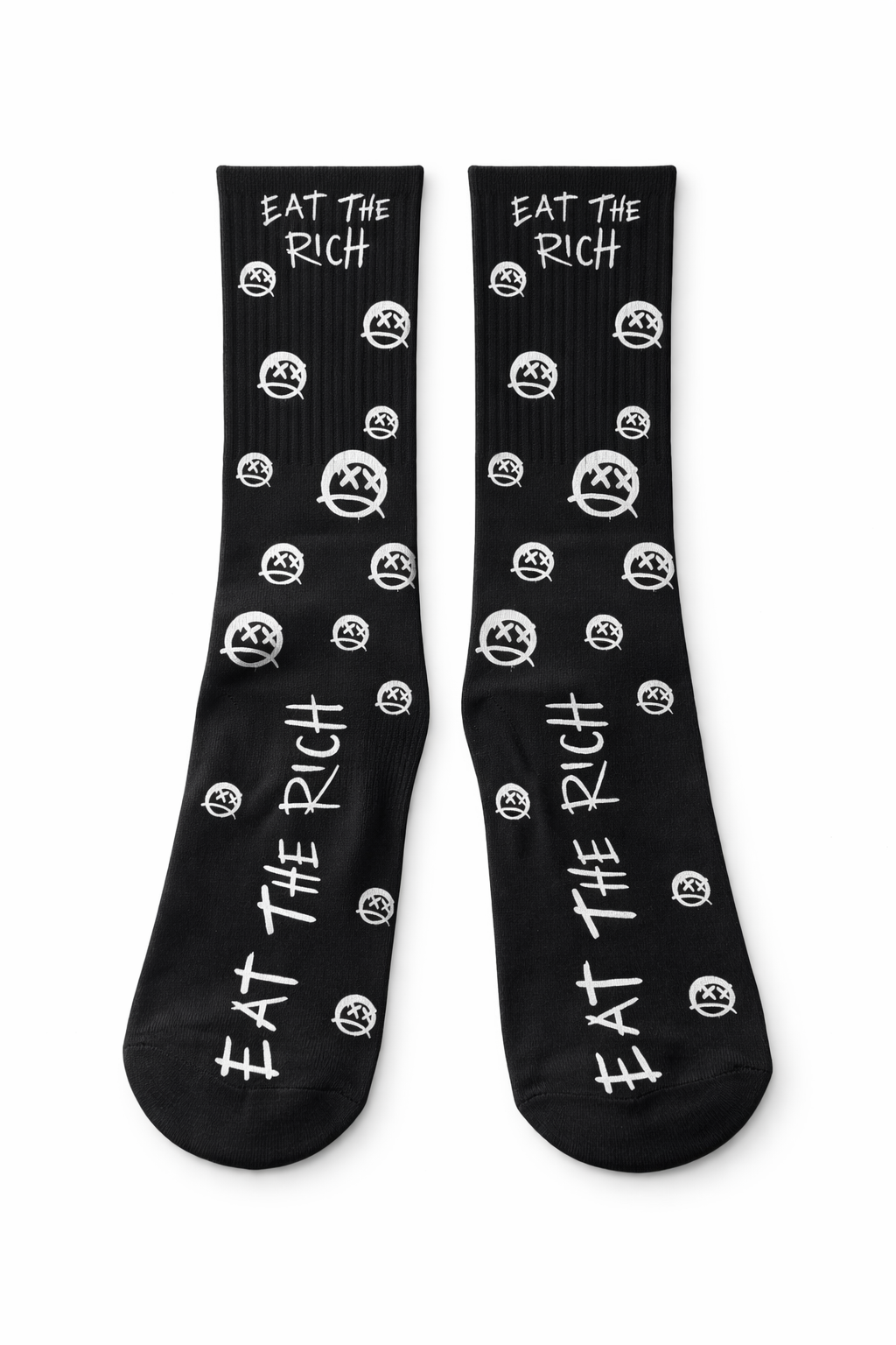 Eat The Rich Sock Black