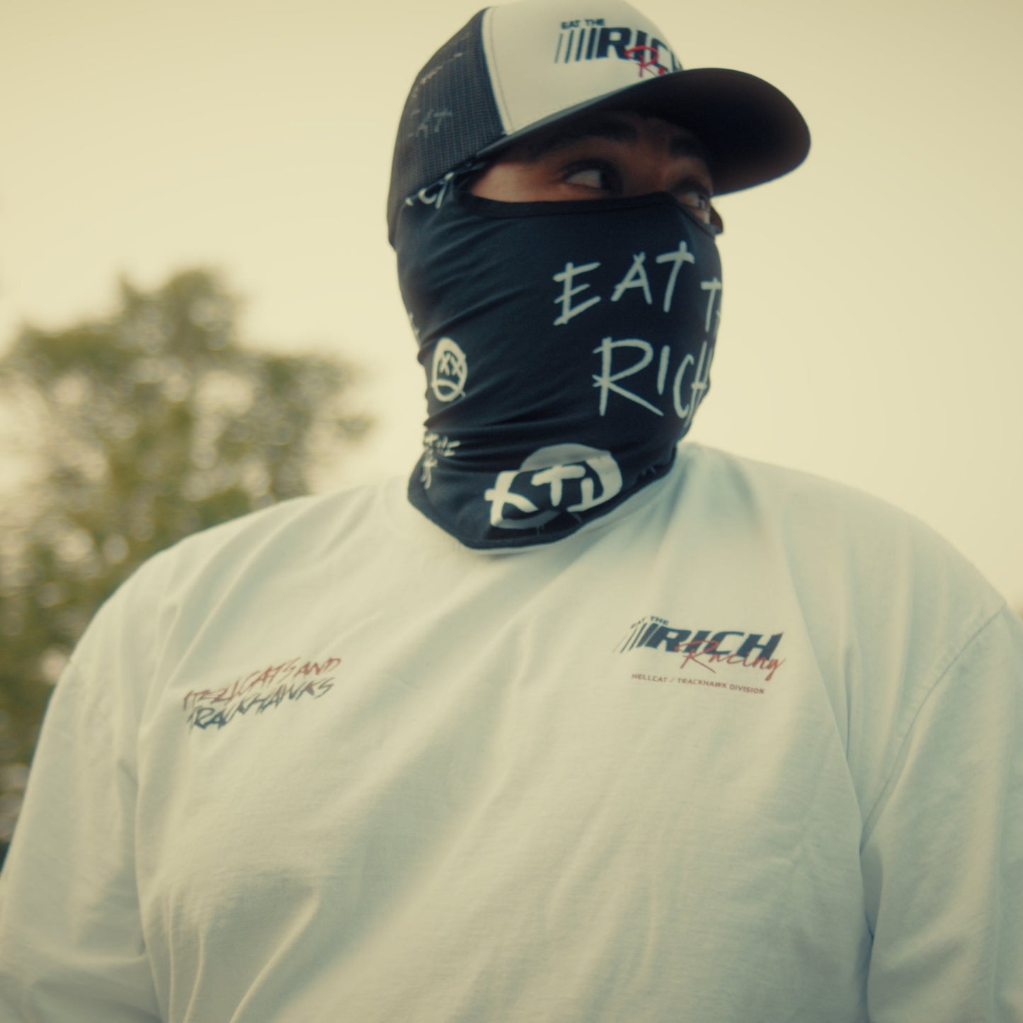 Real Eat The Rich Racing Trucker Hat