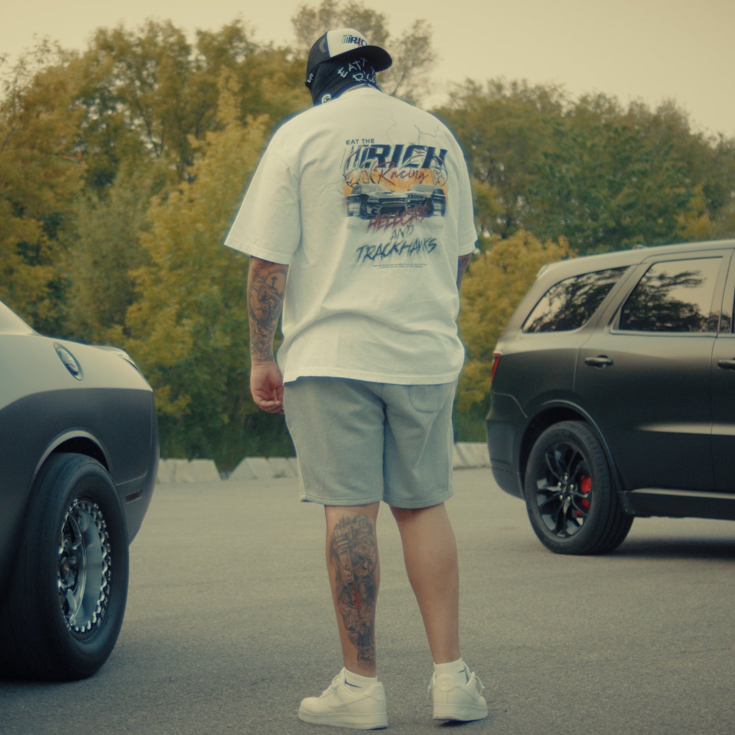 Real Eat The Rich Racing Shorts