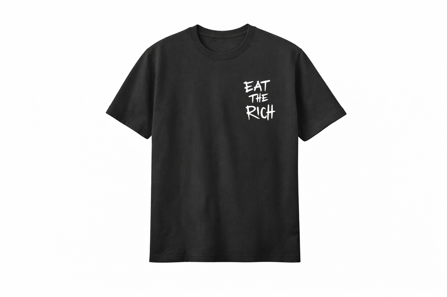 Eat The Rich Logo Tee Black