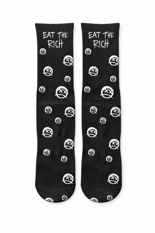 Eat The Rich Sock Black