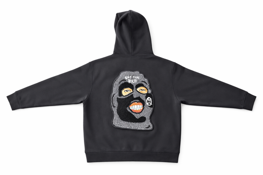 Chenille Patch Hoodies ETR Ski Mask Inbox Hoodie