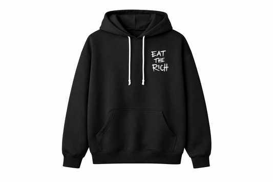 Eat The Rich Hoodie Black
