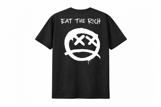 Eat The Rich Logo Tee Black